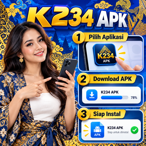 Ilustrasi panduan instalasi K234 di Android